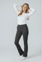 Women's High Waist Stretch Fabric Stretchy Flared Pants Leggings - 4