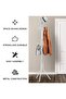 Coat Rack Coat Racks Free Standing Hat Rack Clothes Stand Coat Tree Coat Hanger, White - 4
