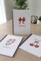 A5 Spiral 3-Pack Unlined Notebook Set - 14.8 X 21 cm 40 Sheets Notebook Red Series