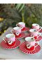 Royking Qush 6-Piece Turkish Coffee Cup Set New Year's Gift New Year - 5