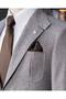 Italian Style Slim Fit Wool Blend Jacket Pants Combination Suit Beige T14681 - 3