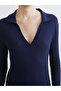 Quality Pieces from Çelebi Store Devrik Roba Collar Knitwear Dress - 4