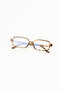 Liana Leopard Thin Rectangular Blue Light Glasses - 4