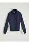 Two Mt Shop Quality Lcw Kids Navy Blue Stand Collar Girls' Jacket