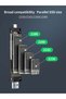 Sd3, 2in1 M.2 Ssd Enclosure Nvme & Sata Supported 10Gbps USB 3.2 Gen2 Dual-End (USB + Type-C) - 8