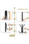 Coat Rack Coat Racks Free Standing Hat Rack Clothes Stand Coat Tree Coat Hanger, White - 3