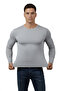 Men's Gray Long Sleeve Crew Neck Sweat 2300423 - 2