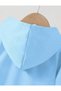 Girl's Baby Blue Ka Hooded Tracksuit Set - 3