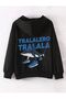 Girls/Boys Tralalero Tralala Crazy Fish Printed on Back and Front Hooded Sweatshirt