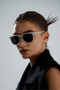 Looklight Club Master London Oval Frame White Sunglasses - 3