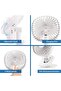 Portable Clip-On Desk Fan - 4