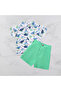 Boys’ Summer 2‑Piece Set | 0-12 Months |Green | Cotton | Shirt & Shorts | Lightweight | Stylish - 2