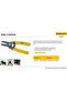 STANLEY 84-475-22 6'' 150 mm Wire Stripper Ideal for Cutting, Stripping Speaker Wires & Appliance Co - 2