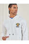 Men Ivory Bonded Hooded Sweatshirt - 4