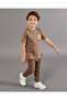 Boys Brown Printed T-Shirt - 5