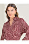 Women Multicolour Printed Collared Blouse - 4