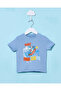 Infant Boys Blue Printed T-Shirt