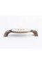 5-Piece 309/128/08-10 Porcelain Detailed Handle 128 mm – Stylish Metal Furniture Handle (Pack of 5) - 4