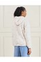 Senior Girls Beige Fur Hooded Sweatshirt - 3