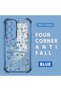 Samsung Galaxy S24 Compatible Transparent Silicone Flutter Protective Case Flower Patterns