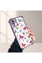 Xiaomi Poco M5S Compatible Transparent Silicone Flutter Protective Case Butterfly Patterns