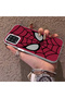 Samsung Galaxy A12 Compatible Silicone Edge Hard Back Case Couple Spiderman Patterned Phone Case - 2