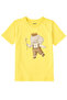 Cotton Fabric Children's T-Shirt – Crowned Elephant Prince Printed