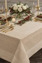 Wrinkle Free Waterproof Polyester Dining Tablecloth - 2