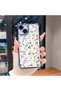 Samsung Galaxy S24 Fe Compatible Transparent Silicone Flutter Protective Case Flower Patterns - 5