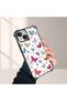 iPhone 13 Compatible Transparent Silicone Flutter Protective Case Butterfly Patterns
