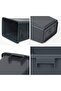 YU WELL Trash Can Plastic Rectangular Trash/Garbage Can - 3