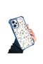 Xiaomi Poco X5 5g Compatible Transparent Silicone Flutter Protective Case Flower Patterns - 2
