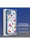 Xiaomi Redmi 9C Compatible Transparent Silicone Flutter Protective Case Butterfly Patterns - 4