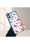 Samsung Galaxy A06 Compatible Transparent Silicone Flutter Protective Case Butterfly Patterns