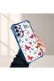 Samsung Galaxy A13 4g Compatible Transparent Silicone Flutter Protective Case Butterfly Patterns