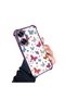 Realme C55 Compatible Transparent Silicone Flutter Protective Case Butterfly Patterns - 3