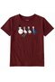 Cotton Fabric Children's T-Shirt – Four Geese Printed T-Shirt