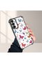 حافظة حماية من السيليكون الشفاف المتوافقة مع هاتف Samsung Galaxy A15 بأنماط الفراشة