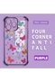 iPhone 15 Pro Max Compatible Transparent Silicone Flutter Protective Case Butterfly Patterns - 3