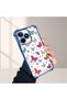 Realme C53 Compatible Transparent Silicone Flutter Protective Case Butterfly Patterns