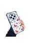 Xiaomi Redmi 14C Compatible Transparent Silicone Flutter Protective Case Butterfly Patterns - 3