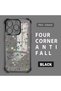 iPhone 16 Pro Compatible Transparent Silicone Flutter Protective Case Flower Patterns