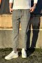 Men'S, Plaid Pattern, Summer-Spring Season, Elastic Waist, Pleated Detail, Fabric Pants 25Inp199Kduz - 4