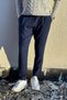 Men'S, Summer-Spring Season, Elastic Waist, Pleated Detail, Standard-Fit, Fabric Pants 25Inp199Dduz - 3
