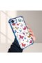 iPhone 16E Compatible Transparent Silicone Flutter Protective Case Butterfly Patterns