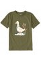 Cotton Fabric Children's T-Shirt – Natural Duck Design T-Shirt