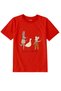 Cotton Fabric Children's T-Shirt – Cute Animals Printed Kids T-Shirt