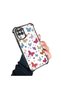 Samsung Galaxy M12/A12 Compatible Transparent Silicone Flutter Protective Case Butterfly Patterns - 3