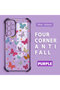 Samsung Galaxy A73 Compatible Transparent Silicone Flutter Protective Case Butterfly Patterns - 2
