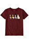 Cotton Fabric Children's T-Shirt – Costumed Geese Printed
